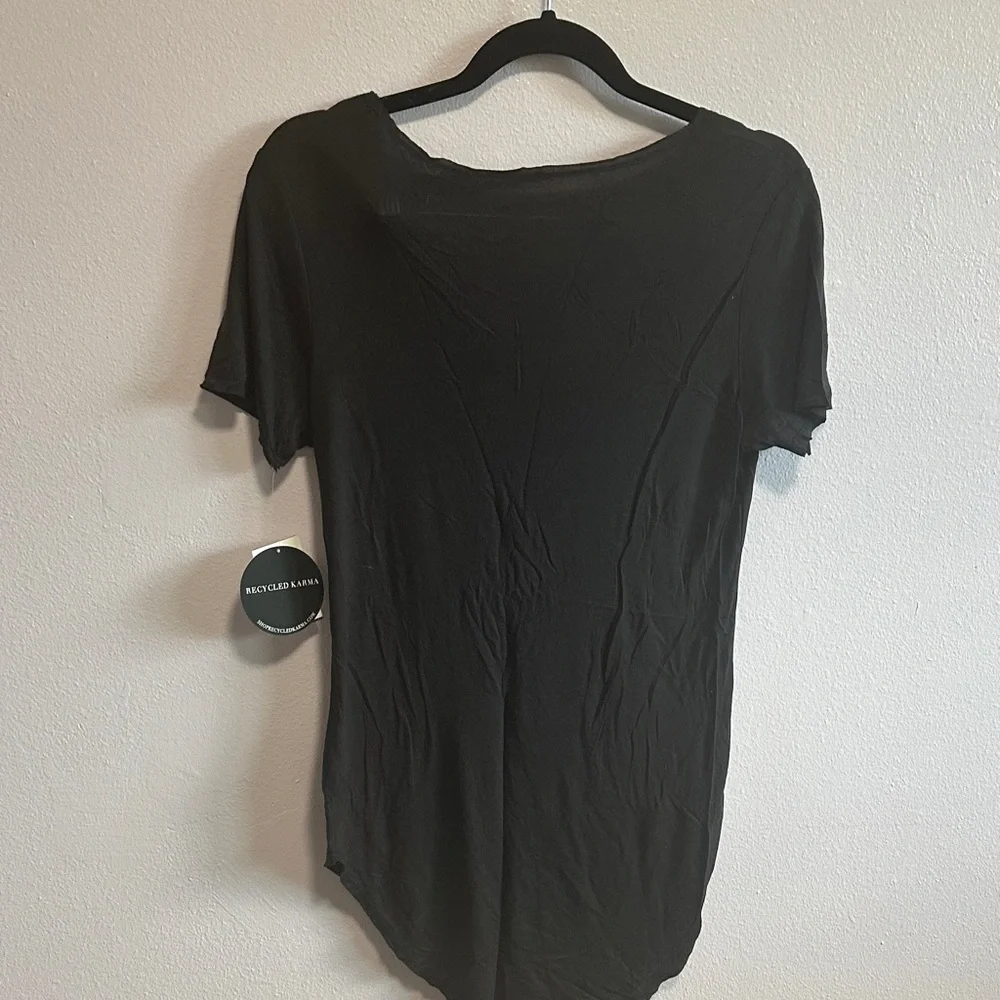 Recycled Karma Black Elephant Tee - Picture 7 of 7